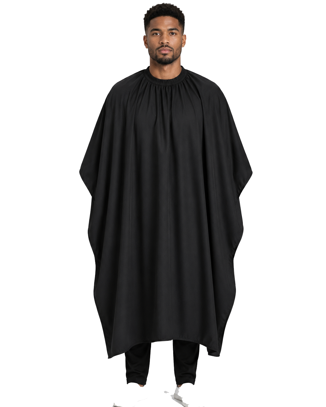 Barber Cape in Poplin Fabric