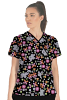 Disney Print Scrub Set Mock Wrap 