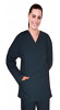 Microfiber Stretch Scrub set 4 pocket solid ladies full sleeve (2 pocket top and 2 pocket pant)