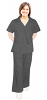 Microfiber Stretch Collar style Scrub Set 4 Pocket ladies 2 pocket