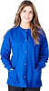 Microfiber Stretch Scrub Jacket 2 pocket solid unisex full sleeve with rib and plastic button