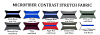 Microfiber Stretch Contrast Color Swatch