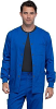 Microfiber Scrub Jacket 3 pocket solid full sleeve unisex with rib and snap button (100% Polyester)