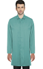 Microfiber Unisex Lab Coat, Shirt Collar, No Pockets , Full Sleeves with Snap Buttons, Front with covered snap buttons placket (100% Polyester). For Food Processing Industry ( RK )