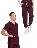 Stretch Unisex Jogger Scrub Set 4 Pockets Half Sleeves