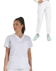 Microfiber Jogger Scrub Set 4 pocket solid ladies half sleeve