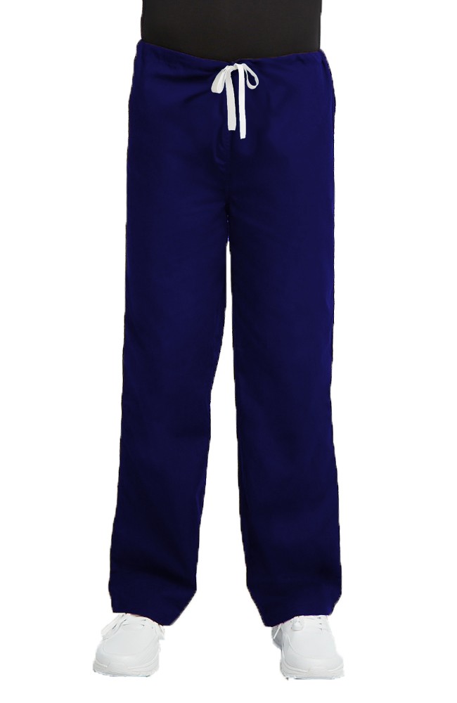 Stretchable Pant no pocket with drawstring, non-elasticated waistband in 35% Cotton 60% Polyester 5% Spandex