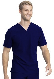 Stretchable Top v neck without pocket solid half sleeve mens in 35% Cotton 60% Polyester 5% Spandex