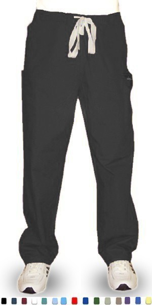 Microfiber Stretch Pant 5 pocket 2 side pocket 2 cargo and 1 coin  pocket waistband with drawstring and elastic both unisex in 97% polyester, 3% spandex