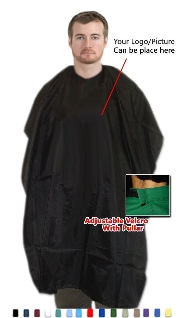 Microfiber Stretch Barber cape in Stretch Fabric (97% Polyester,3% Spandex)