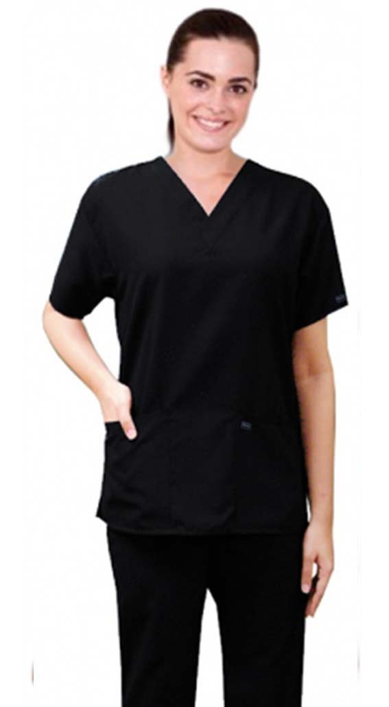 Microfiber Stretch scrub set 4 pocket half sleeve ladies  (2 front pocket top & 2 side pocket pant)