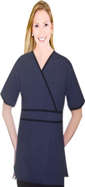 Microfiber Stretch crossover set horizontal piping solid 5 pocket half sleeve (top 2 pocket with bottom 3 pocket) in 97% Polyester 3% Spandex