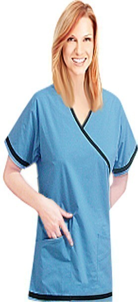 Microfiber Crossover top half sleeve with border contrast piping 2 pocket (100% Polyester)
