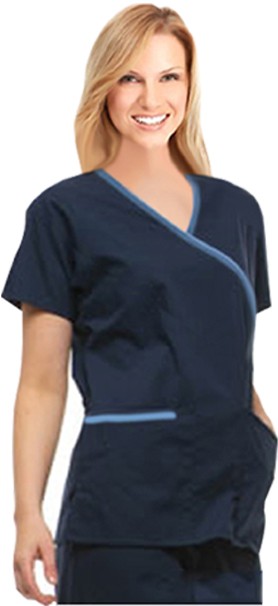 Stretchable Set crossover 5 pocket solid half sleeve (top 2 pocket with bottom 3 pocket) in 35% Cotton 60% Polyester 5% Spandex