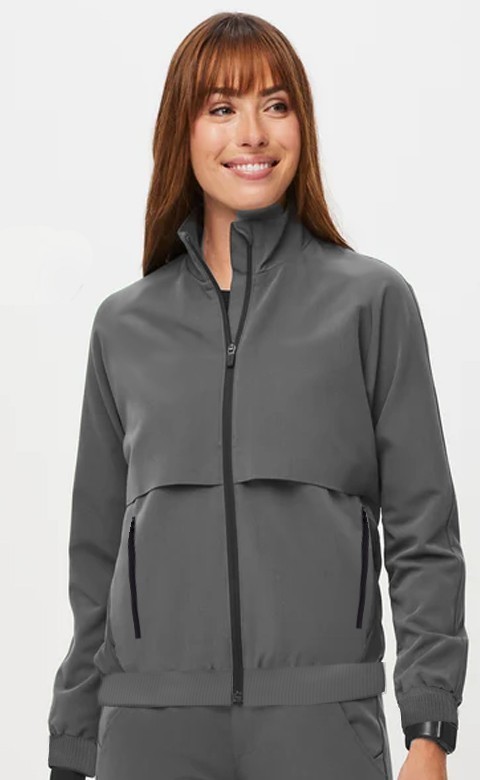 Microfiber Unisex Performance Scrub Jacket 2 Pockets Full Sleeves with Zip and Rib (100% Polyester)