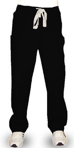 Microfiber Stretch Pant 6 pocket 2 side pocket 2 cargo pocket with cell phone pocket 1 back pocket half elastic waistband unisex in 97% polyester, 3% spandex