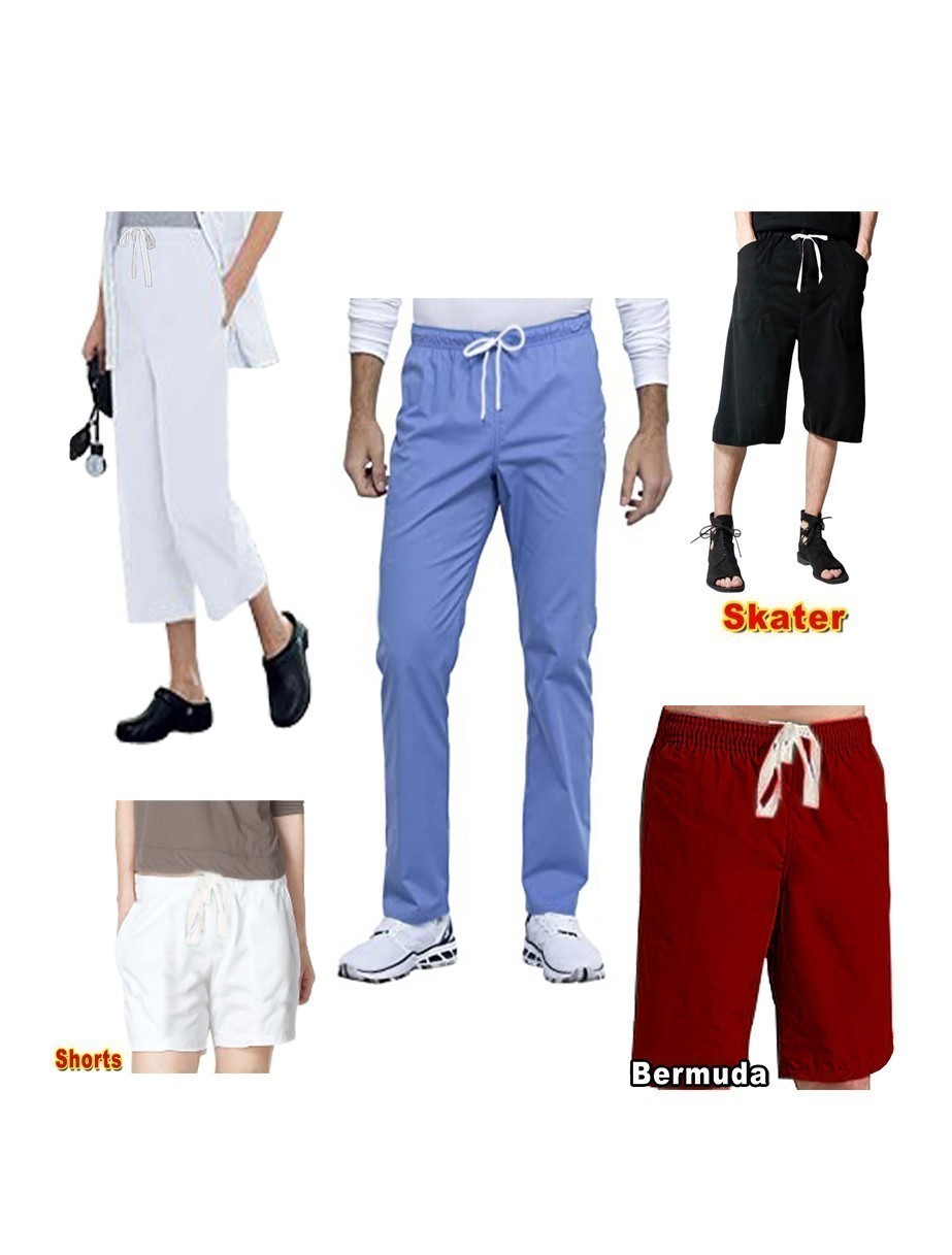 Choose your required Short/Bermuda/Skater/Capri/Pant Unisex All Over Elasticated in Microfiber Fabric (100% Polyester ) 