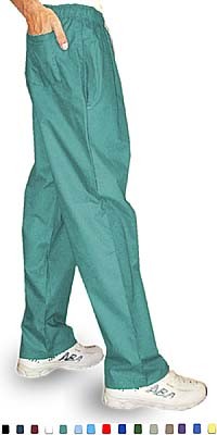 Stretchable Pant 3 pocket (2 side pocket 1 back pocket) waistband with elastic and drawstring both unisex in 35% Cotton 60% Polyester 5% Spandex