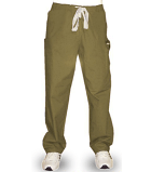 Microfiber Pant 6 pocket 2 side pocket 2 cargo pocket 2 back pocket half elastic waistband unisex (100% Polyester)