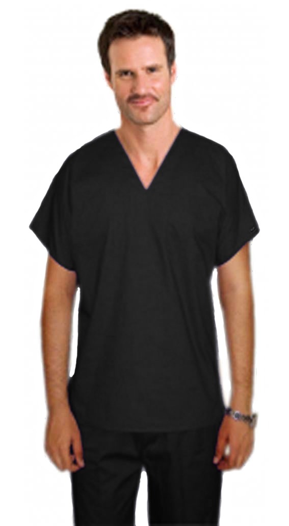 Stretchable Scrub set 4 pocket v neck unisex reversible half sleeve (1 pocket top 1 pocket pant) & 2 inside pockets in 35% Cotton 60% Polyester 5% Spandex
