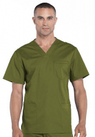 Microfiber Top v neck 3 pocket half sleeve unisex (100% POLYESTER) 